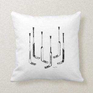 Goalie Sticks Hockey Kussen