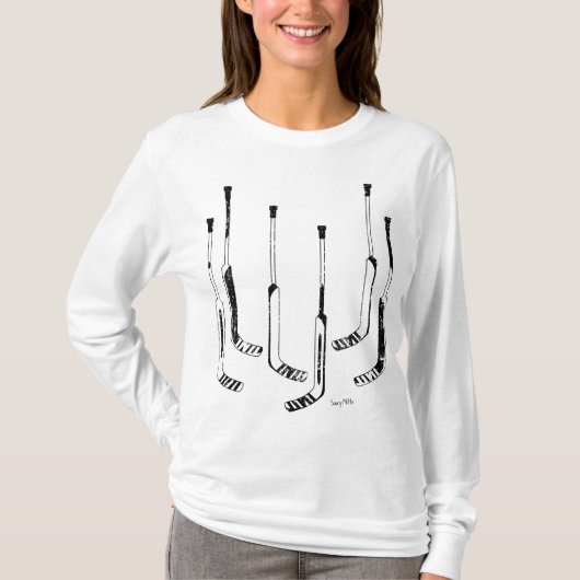 Goalie Sticks Hockey T-shirt (Voorkant)