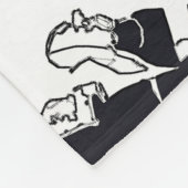 Goalies Rock! Hockey Player Fleece Blanket (Hoek)