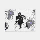 Goalies Rock! Hockey Player Fleece Blanket Deken (Voorkant (Horizontaal))