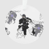 Goalies Rock! Hockey Player-Ornament Ornament (voorkant)