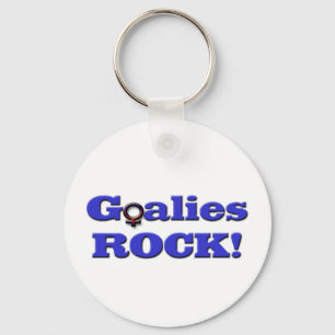 Goalies ROCK - Vrouw Symbool Sleutelhanger