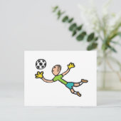 Goalkeeper Briefkaart (Staand voorkant)