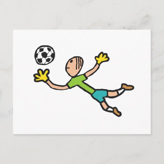Goalkeeper Briefkaart (Voorkant)