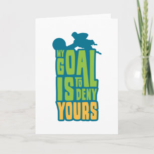 Goalkeeper Goalie Mijn doel is om je voetbal te on Kaart