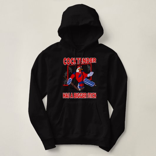 goalkeeper goaltender ice hockey gift funny hoodie (Design voorkant)