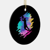 Goalkeeper Keeper Soccer Goalie Keramisch Ornament (Rechts)