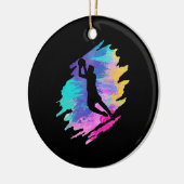 Goalkeeper Keeper Soccer Goalie Keramisch Ornament (Links)