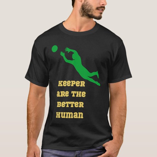 Goalkeeper Keeper T-shirt (Voorkant)