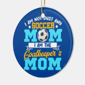 Goalkeeper Ma = Soccer Goalie Mama Moederdag Keramisch Ornament (Links)
