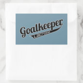 Goalkeeper Rechthoekige Sticker (Tas)