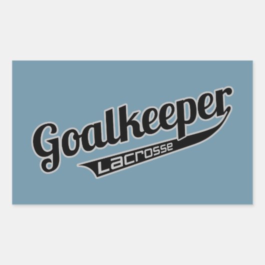 Goalkeeper Rechthoekige Sticker (Voorkant)