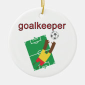 Goalkeeper T-shirts en cadeaus Keramisch Ornament (Voorkant)