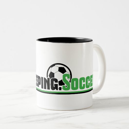 Goalkeeping.Soccer Coffee Mok (Voorkant rechts)