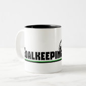 Goalkeeping.Soccer Coffee Mok (Voorkant links)