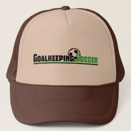 Goalkeeping.Soccer officiële Bruine Trucker Hoed Pet