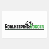 Goalkeeping.Soccer Sticker (Voorkant)