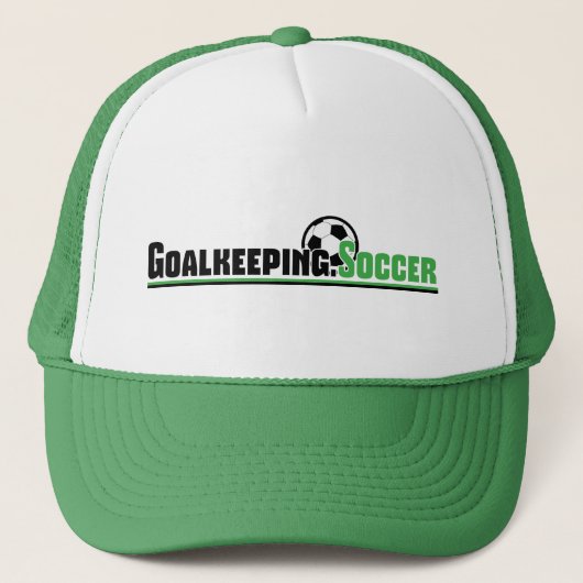 Goalkeeping.Soccer Trucker Hoed Pet (Voorkant)