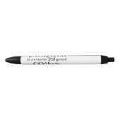 GOALogic SMARTER Doel Bereiker 15 oz. Zwarte Inkt Pen (Voorkant)