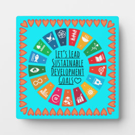 Goals Executive Desk Sign - ESG Office Motivator Fotoplaat