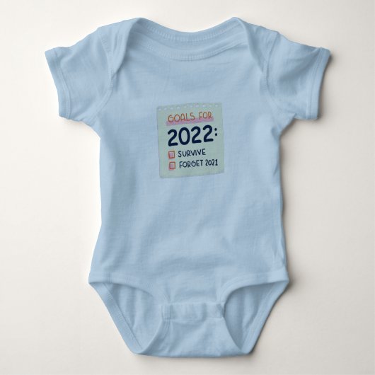 Goals for 2022: Survive, Forget 2021 Romper (Voorkant)