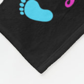 Goals Or Bows Big Brother Loves You Soccer Gender  Fleece Deken (Hoek)