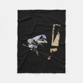 Goaltender - Hockey Player Fleece Deken (Voorkant)