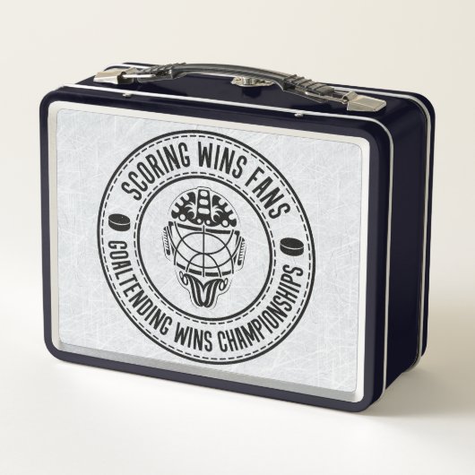 Goaltending Hockey Goalie Lunch Container (Achterkant)