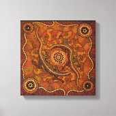 Goanna Dreaming Canvas Afdruk (Voorkant)