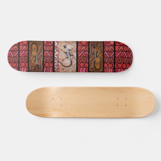 Goanna Dreaming Skateboard. Persoonlijk Skateboard (Horizontaal)