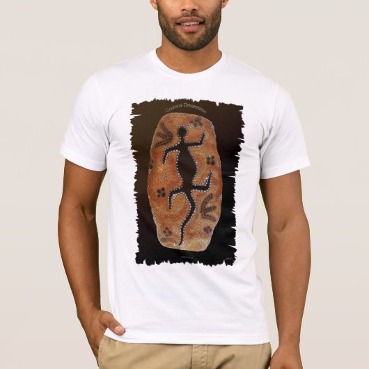 GOANNA DREAMTIME Aboriginal-stijl T-shirt (Voorkant)