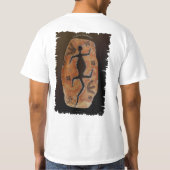 GOANNA DREAMTIME Australisch Aboriginal Art T-shir T-shirt (Achterkant)