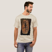 GOANNA DREAMTIME Australisch Aboriginal Art T-shir T-shirt (Voorkant volledig)