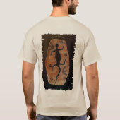 GOANNA DREAMTIME Australisch Aboriginal Art T-shir T-shirt (Achterkant)