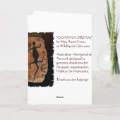 GOANNA DREAMTIME Note Kaart (Achterkant)