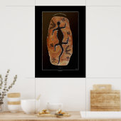 Goanna Dreamweaver Aborigine-styled Art Print (Keuken)
