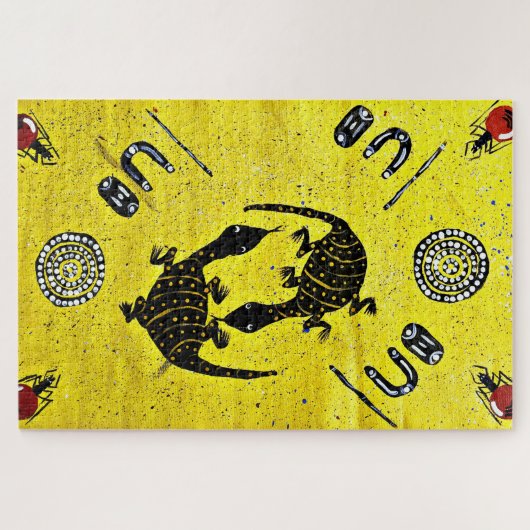 Goanna en Honey Ants Bushtucker Legpuzzel (Horizontaal)