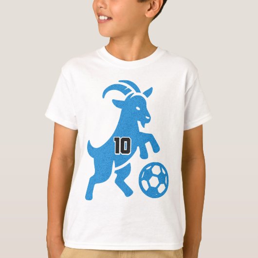 GOAT 10 Football T-shirt (Voorkant)