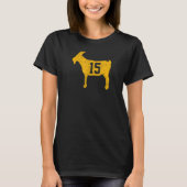 GOAT 15  Golden T-shirt (Voorkant)
