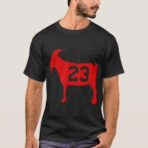 GOAT 23  Jordan Red T-shirt