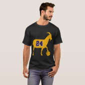 Goat 24 Shirt Voor Mannen Vrouwen Kinder Funny Bas (Voorkant volledig)