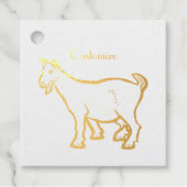 Goat Animal Thunder_Cove Bedankjes Labels (Voorkant)