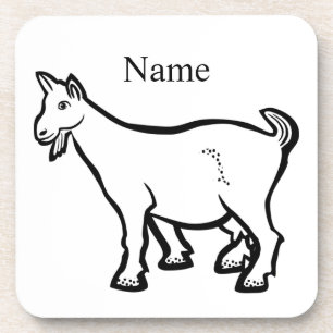 Goat Animal Thunder_Cove Bier Onderzetter