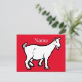 Goat Animal Thunder_Cove Briefkaart (Staand voorkant)