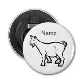 Goat Animal Thunder_Cove Button Flesopener (Voorkant)