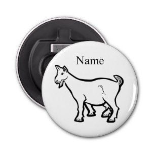 Goat Animal Thunder_Cove Button Flesopener