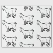 Goat Animal Thunder_Cove Cadeaupapier (Vlak)