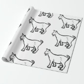 Goat Animal Thunder_Cove Cadeaupapier (Uitgerold)