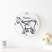 Goat Animal Thunder_Cove Grote Klok (Huis)