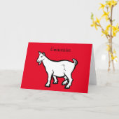 Goat Animal Thunder_Cove Kaart (Gele Bloem)